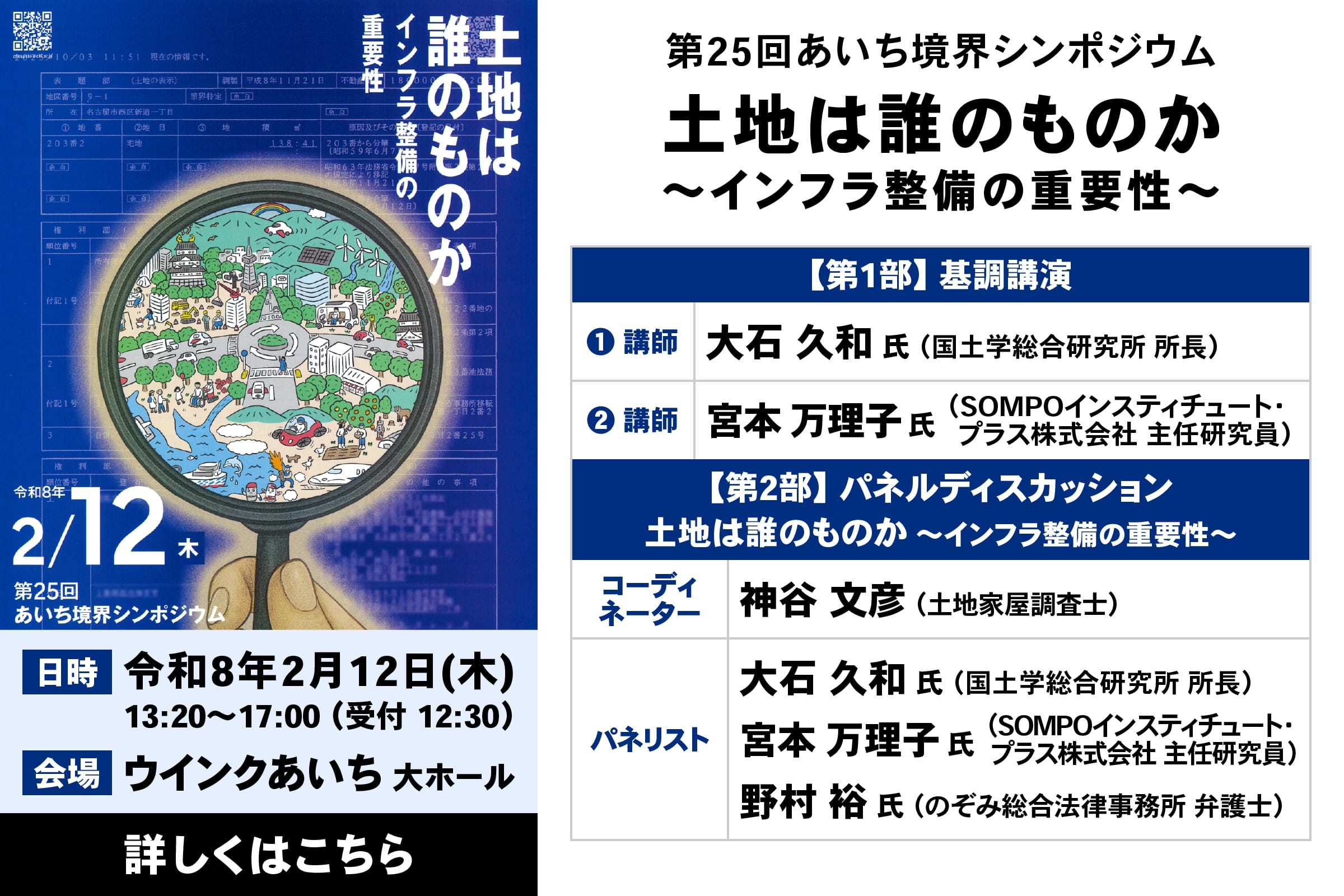 「あいち境界シンポジウム」のお知らせ